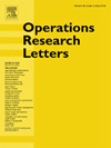 OPERATIONS RESEARCH LETTERS封面